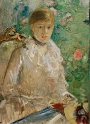 Junge Frau am Fenster oder Der Sommer